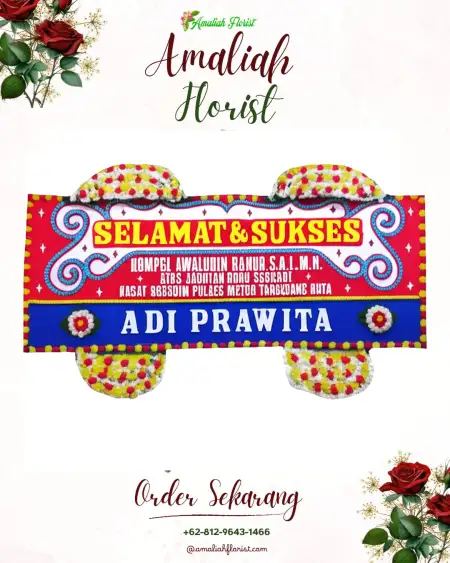 Papan Bunga Ucapan Selamat Pulau Simardan